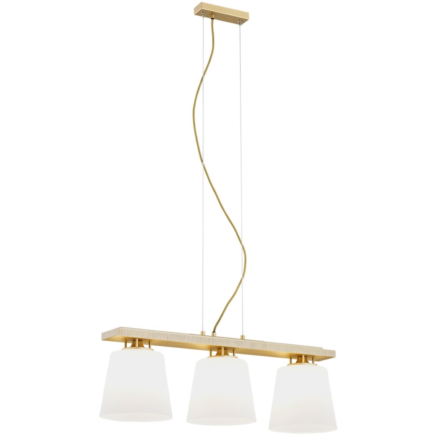 Argon 6250 - Chandelier on a string ARDEN 3xE27/15W/230V gold