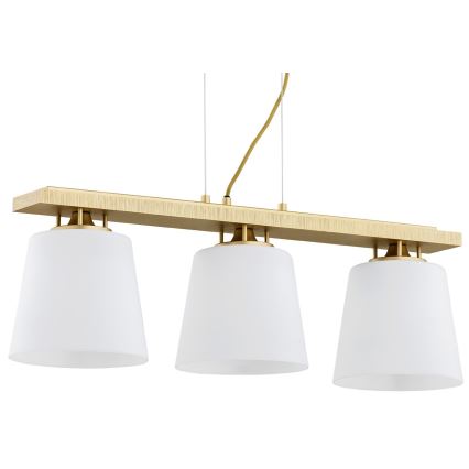 Argon 6250 - Chandelier on a string ARDEN 3xE27/15W/230V gold