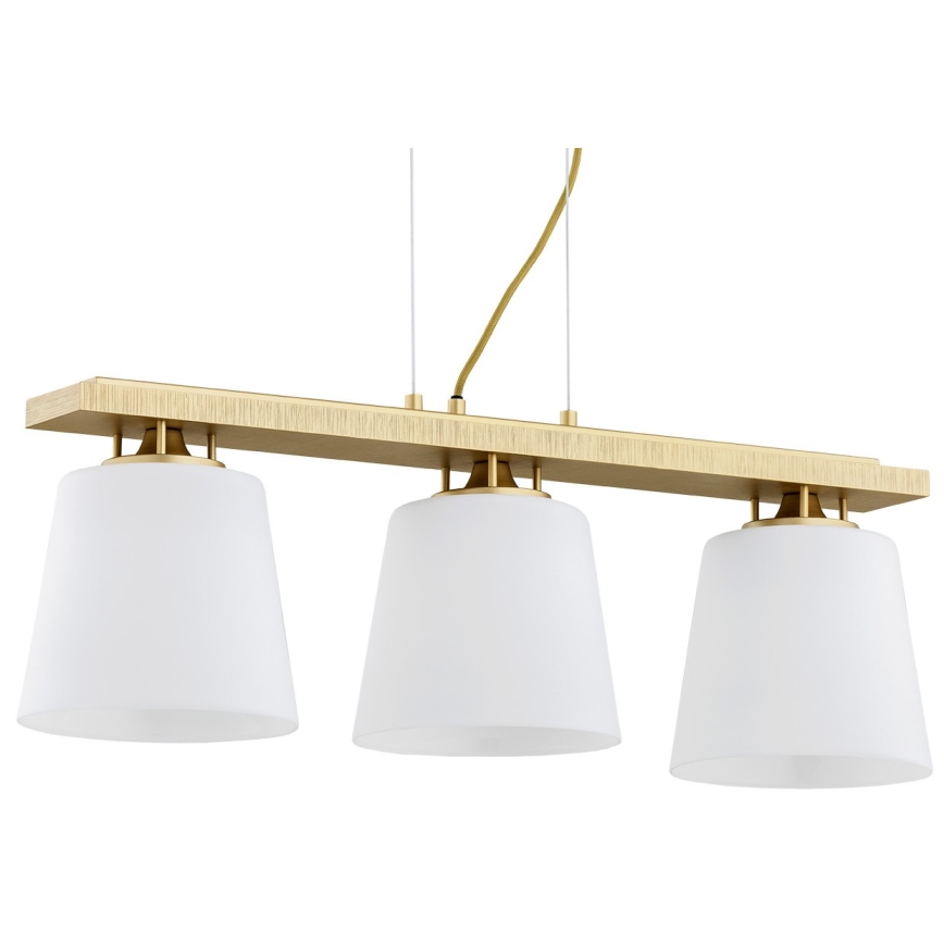 Argon 6250 - Chandelier on a string ARDEN 3xE27/15W/230V gold