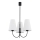 Argon 6268 - Chandelier on a pole SAFIANO 3xE27/15W/230V black
