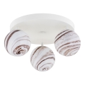 Argon 6291 - Ceiling light FABIO 3xE14/7W/230V alabaster white