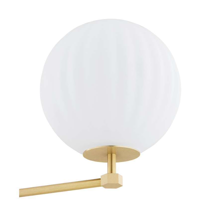 Argon 6307 - Chandelier on a pole PALOMA 3xE14/7W/230V gold/white