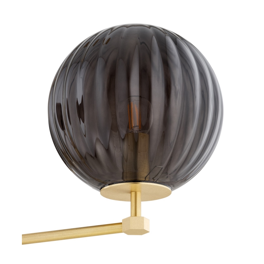 Argon 6310 - Chandelier on a pole PALOMA 3xE14/7W/230V gold/black