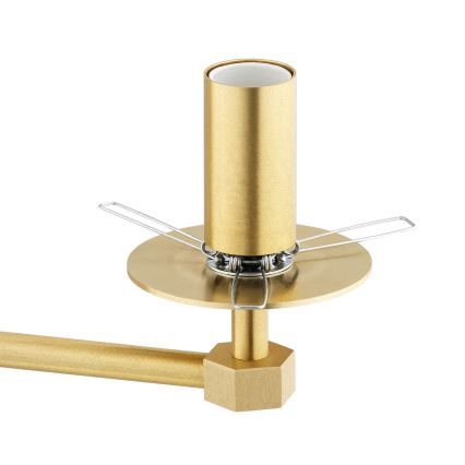 Argon 6310 - Chandelier on a pole PALOMA 3xE14/7W/230V gold/black