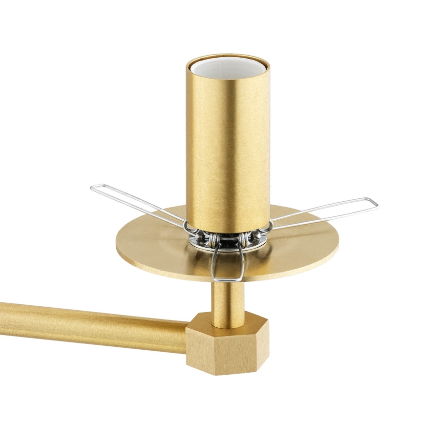 Argon 6310 - Chandelier on a pole PALOMA 3xE14/7W/230V gold/black