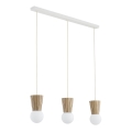 Argon 6357 - VOLANTE bathroom pendant on cable 3xG9/6W/230V IP44 beige