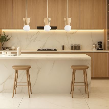 Argon 6357 - VOLANTE bathroom pendant on cable 3xG9/6W/230V IP44 beige