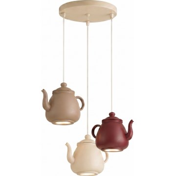 Argon 6366 - KAMAL cable-hung pendant light 3xGU10/5W/230V
