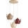 Argon 6366 - KAMAL cable-hung pendant light 3xGU10/5W/230V