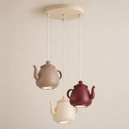 Argon 6366 - KAMAL cable-hung pendant light 3xGU10/5W/230V