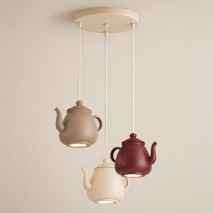 Argon 6366 - KAMAL cable-hung pendant light 3xGU10/5W/230V