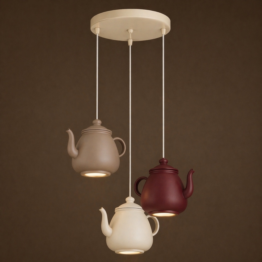 Argon 6366 - KAMAL cable-hung pendant light 3xGU10/5W/230V