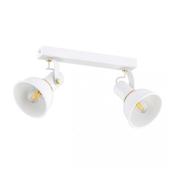 Argon 7036 - Spotlight TWIST 2xE14/7W/230V white/golden