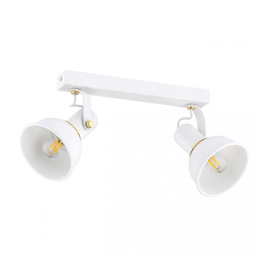 Argon 7036 - Spotlight TWIST 2xE14/7W/230V white/golden