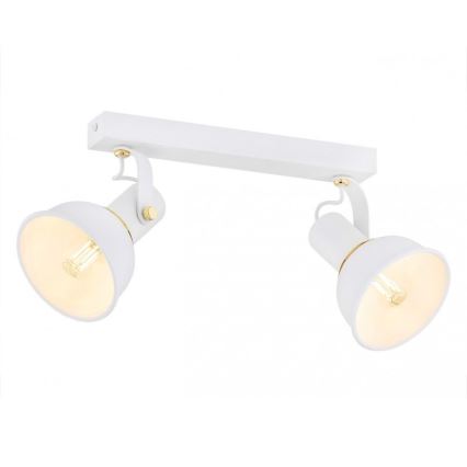 Argon 7036 - Spotlight TWIST 2xE14/7W/230V white/golden