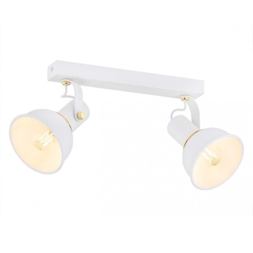 Argon 7036 - Spotlight TWIST 2xE14/7W/230V white/golden