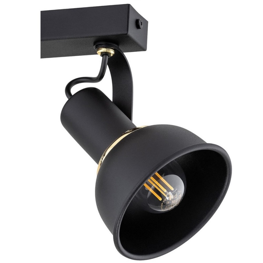 Argon 7037 - Spotlight TWIST 2xE14/7W/230V black/golden