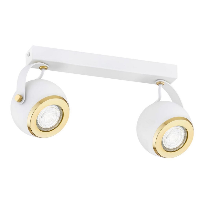 Argon 7038 - Spotlight KOS PLUS 2xGU10/5W/230V white/golden