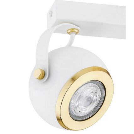 Argon 7038 - Spotlight KOS PLUS 2xGU10/5W/230V white/golden
