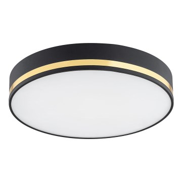 Argon 7041 - Ceiling light AMORE 2xE27/15W/230V diameter 35 cm black/golden
