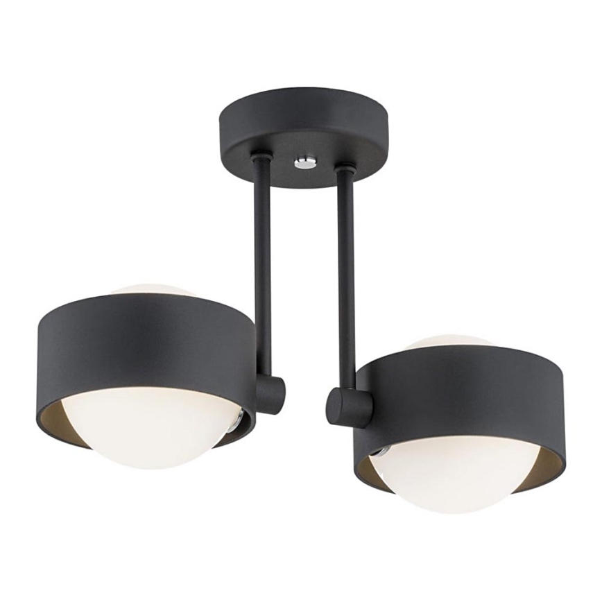 Argon 7089 - Chandelier on a pole MASSIMO PLUS 2xG9/6W/230V black