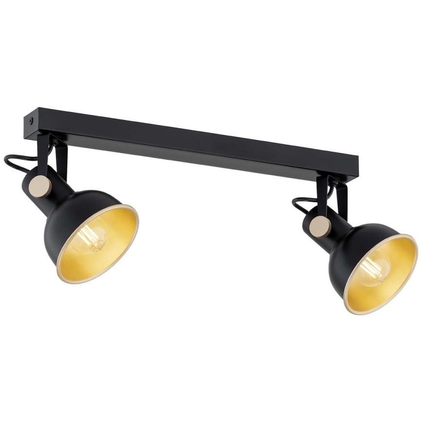 Argon 7142 - Spotlight LENORA 2xE14/7W/230V black