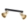 Argon 7144 - Spotlight LENORA 2xE14/7W/230V gold/black