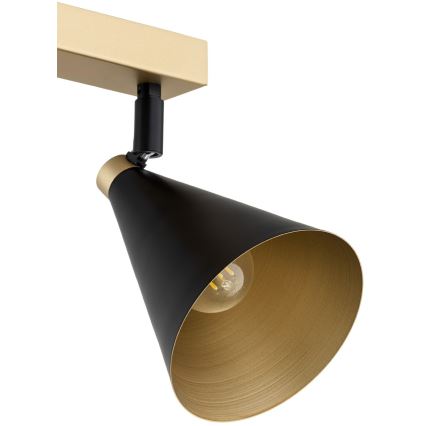 Argon 7147 - Spotlight LUCINDA 2xE14/7W/230V black/gold