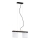 Argon 7164 - Chandelier on a string CANOA 2xE27/15W/230V black