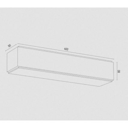 Argon 7166 - Wall light CARLSON 2xE27/15W/230V 40 cm gold