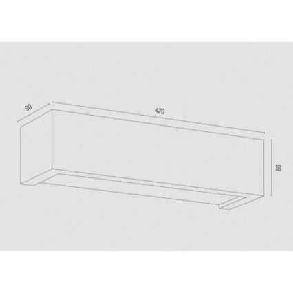 Argon 7169 - Wall light CASERTA 2xE27/15W/230V 42 cm