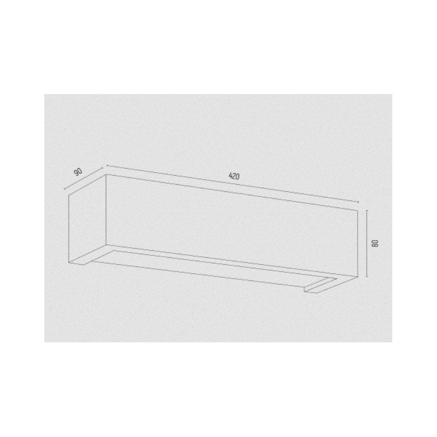 Argon 7169 - Wall light CASERTA 2xE27/15W/230V 42 cm
