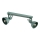 Argon 7174 - Spotlight LENORA 2xE14/7W/230V green