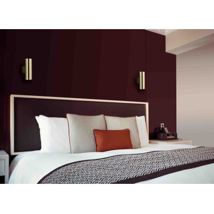 Argon 7178 - Wall light MITOS PLUS 2xGU10/5W/230V gold