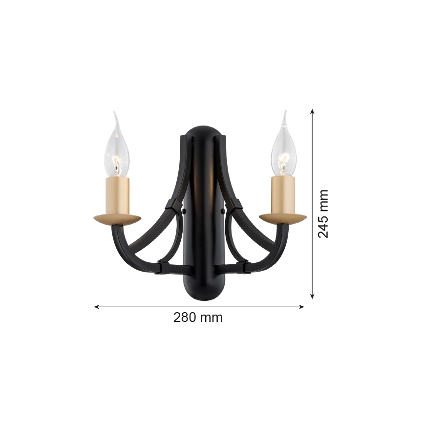 Argon 7181 - Wall light LORENZO 2xE14/7W/230V