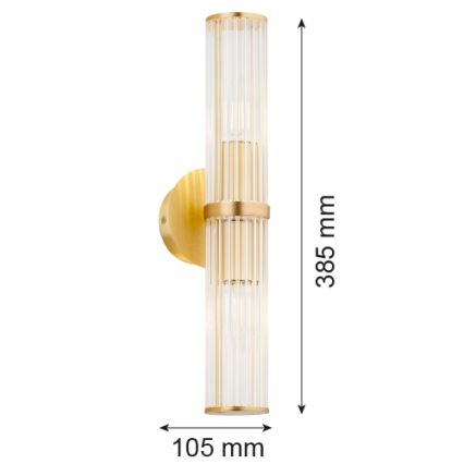 Argon 7203 - Wall light HAMPTON 2xE14/7W/230V gold