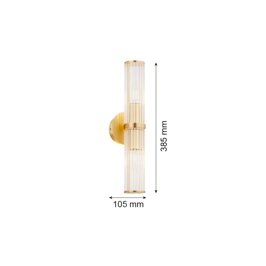 Argon 7203 - Wall light HAMPTON 2xE14/7W/230V gold