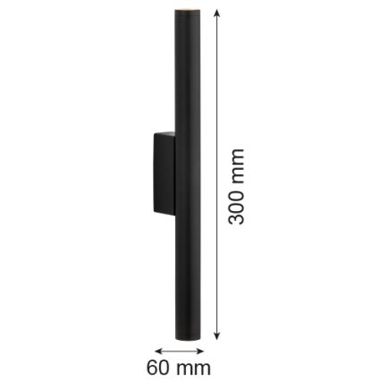 Argon 7222 - LED Wall light GRECO 2xLED/4,2W/230V 3000K black