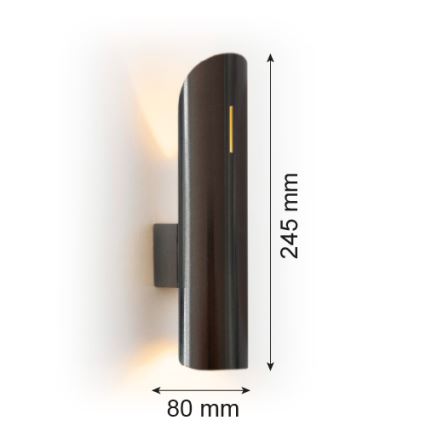 Argon 7232 - Wall light AKRON PLUS 2xG9/6W/230V