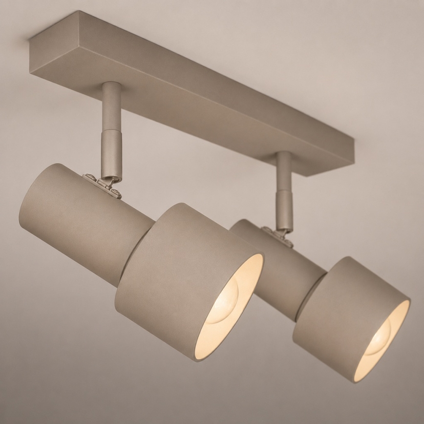 Argon 7294 - DOR Spotlight 2xE27/15W/230V Beige