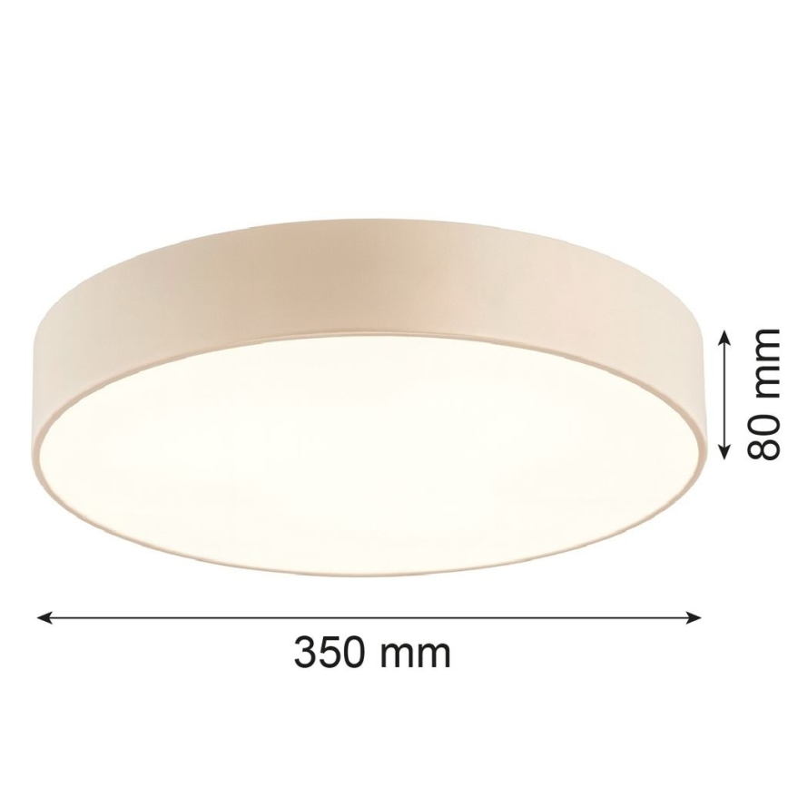 Argon 7298 - Ceiling light DARLINGOS 2xE27/15W/230V Ø 35 cm beige