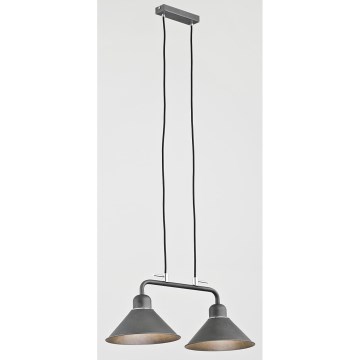 Argon 767 - Pendant light DŻERBA 2xE27/60W/230V