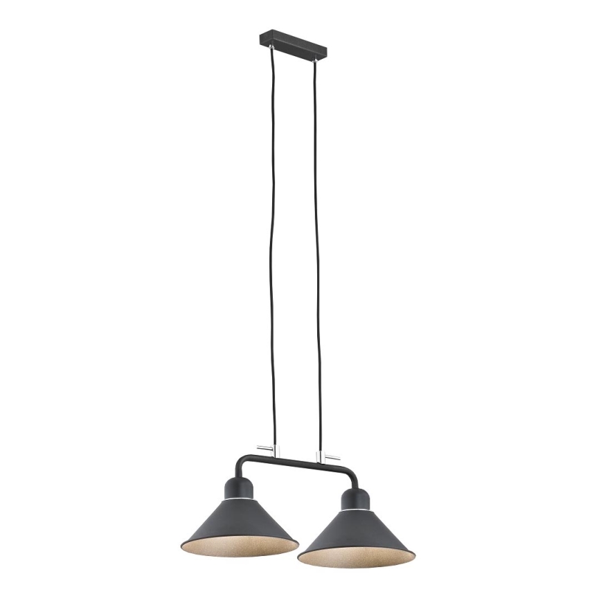 Argon 768 - Pendant light DŻERBA 2xE27/60W/230V