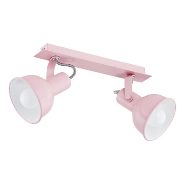 Argon 782 - Spotlight NIL 2xE14/7W/230V pink