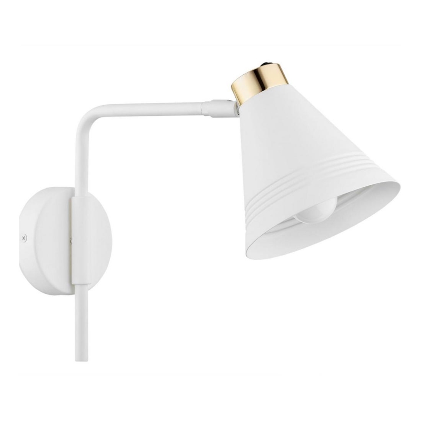 Argon 8006 - Wall lamp AVALONE 1xE27/15W/230V 34 cm white/golden
