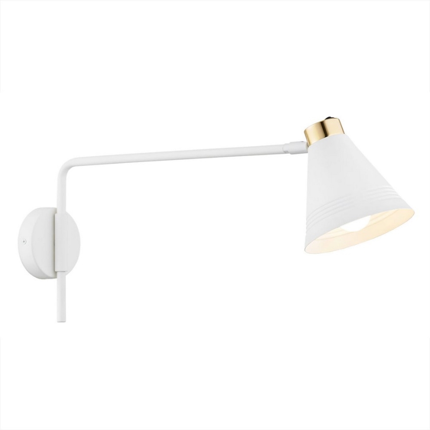 Argon 8007 - Wall lamp AVALONE 1xE27/15W/230V 57 cm white/golden