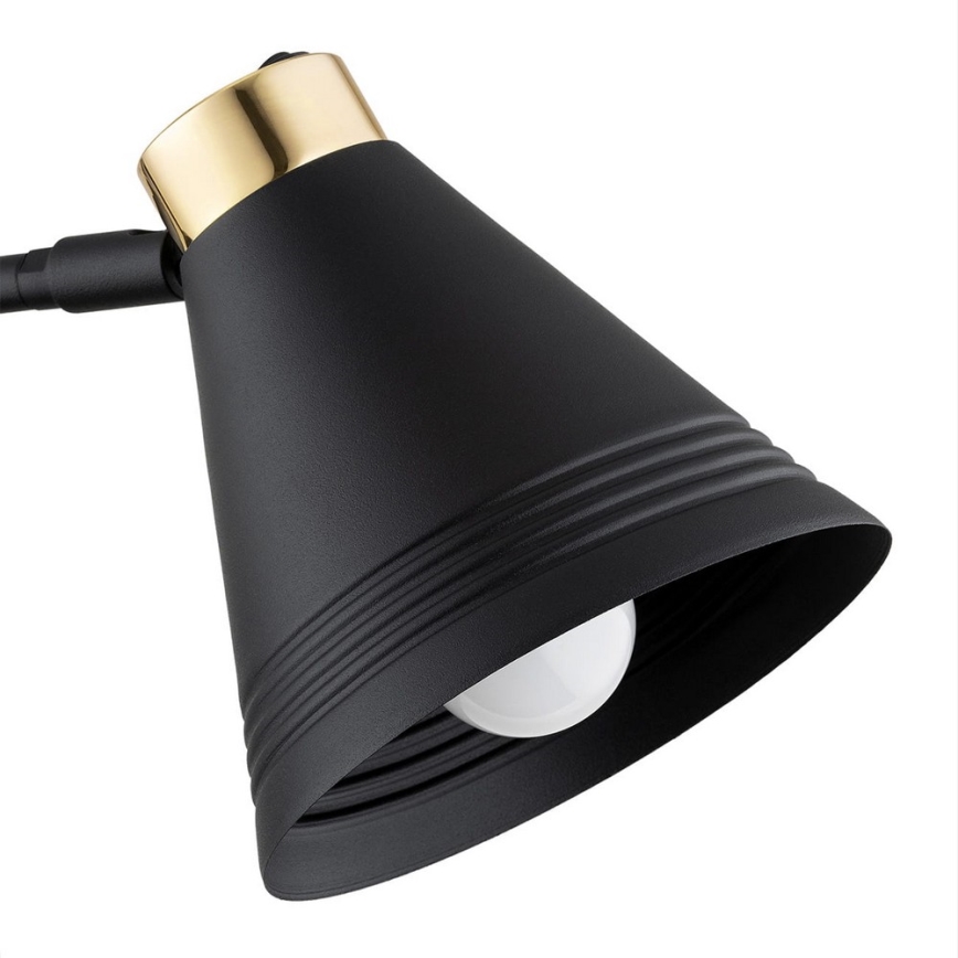 Argon 8008 - Wall lamp AVALONE 1xE27/15W/230V 34 cm black/golden