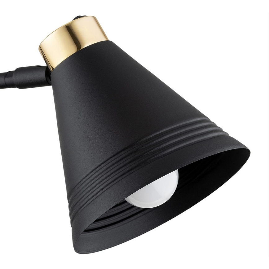 Argon 8009 - Wall lamp AVALONE 1xE27/15W/230V 57 cm black/golden