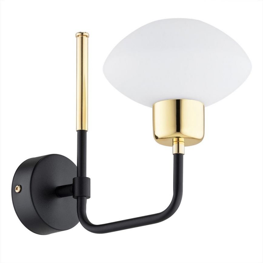Argon 8032 - Wall lamp RAVELLO 1xE14/15W/230V black/golden