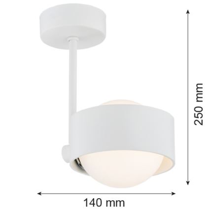 Argon 8058 - Chandelier on a pole MASSIMO PLUS 1xG9/6W/230V white